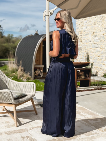 Combinaison pantalon Naïra - Bleu marine