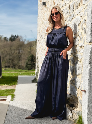 Combinaison pantalon Naïra - Bleu marine