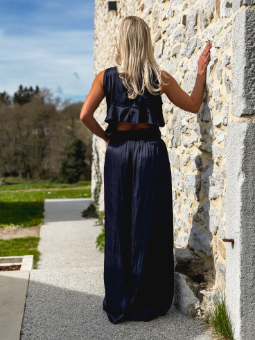 Combinaison pantalon Naïra - Bleu marine