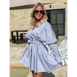 Robe courte Monica - Bleu