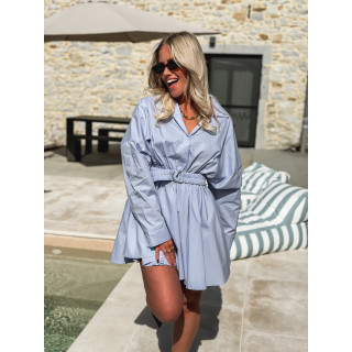 Robe courte Monica - Bleu