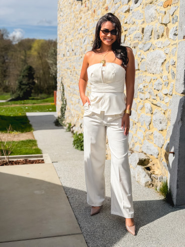 Pantalon Rosie - Ecru Pantalon Rosie - Ecru