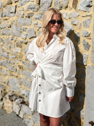 Robe courte Zoa - Blanc Robe courte Zoa - Blanc