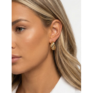 Boucles d'oreilles Azalée - Doré