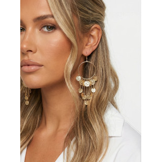 Boucles d'oreilles Sélène - Doré