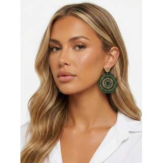 Boucles d'oreilles kreis - Vert