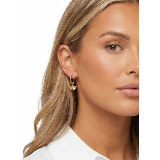 Boucles d'oreilles Morine - Doré