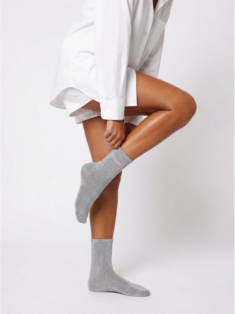 Chaussettes "Petillante" - Gris Chaussettes "Petillante" - Gris