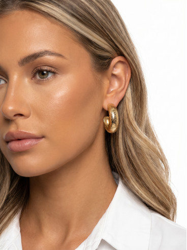 Boucles d'oreilles Naoual - Doré