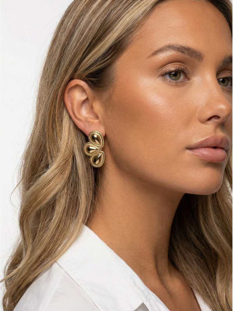 Boucles d'oreilles Nayla - Doré