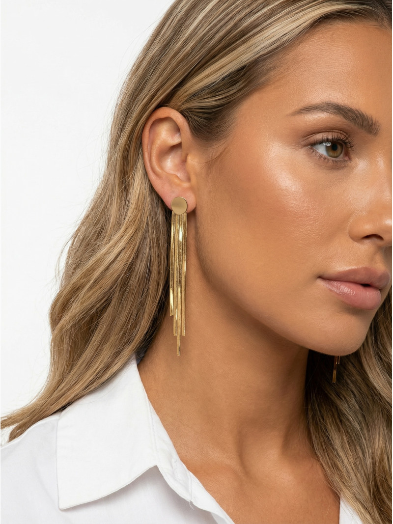 Boucles d'oreilles Brise - Doré