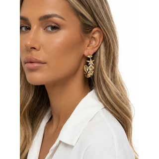 Boucles d'oreilles Mélina - Doré