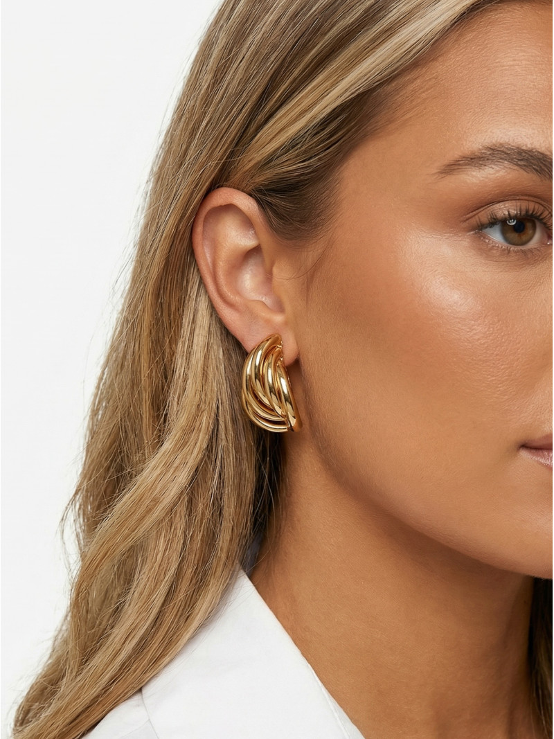 Boucles d'oreilles Sonya - Doré