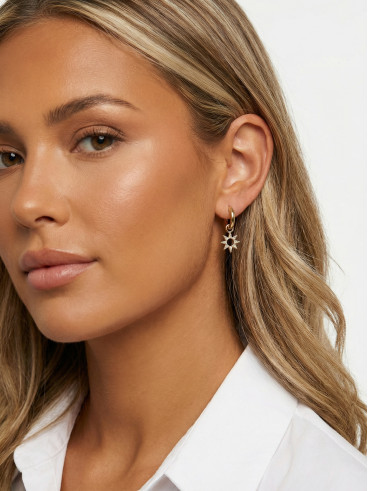 Boucles d'oreilles Keylah - Doré