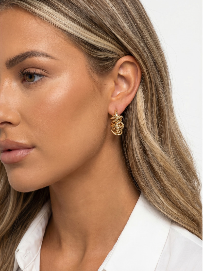 Boucles d'oreilles Elia - Doré