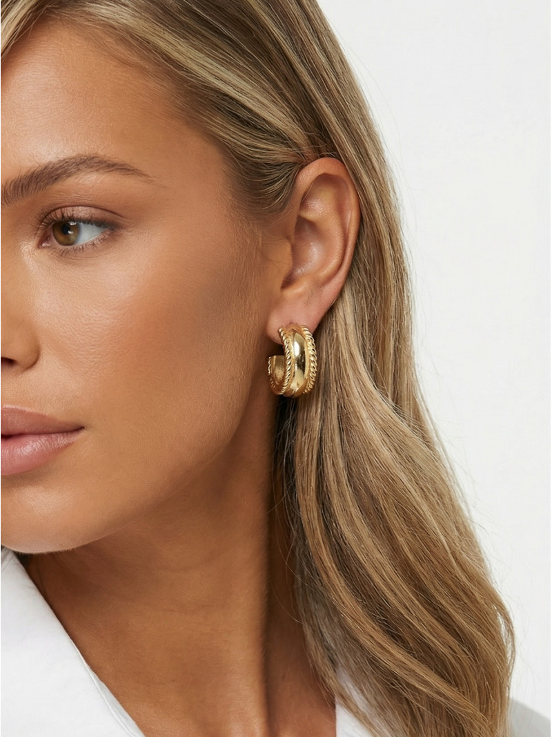 Boucles d'oreilles Niméa - Doré