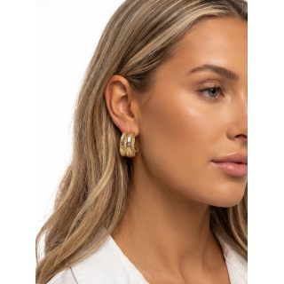 Boucles d'oreilles Daisy - Doré