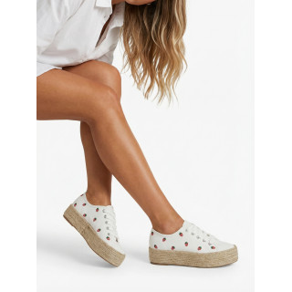 Baskets Fraises - Blanc