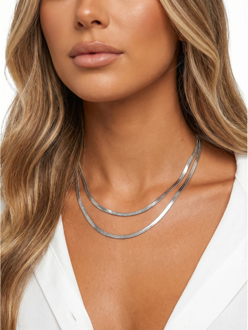 Collier Zayna - Argenté Collier Zayna - Argenté