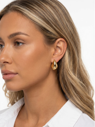 Boucles d'oreilles Eileen - Doré
