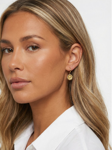 Boucles d'oreilles Malaya - Doré