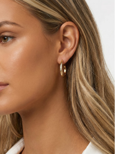 Boucles d'oreilles Allissia - Doré