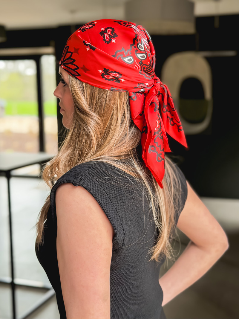 Foulard Melinda - Rouge Foulard Melinda - Rouge