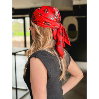 Foulard Melinda - Rouge
