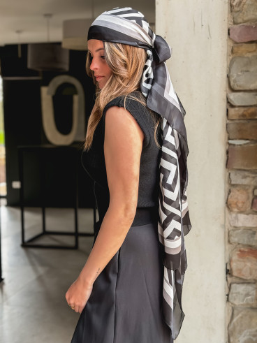 Foulard Valina - Noir