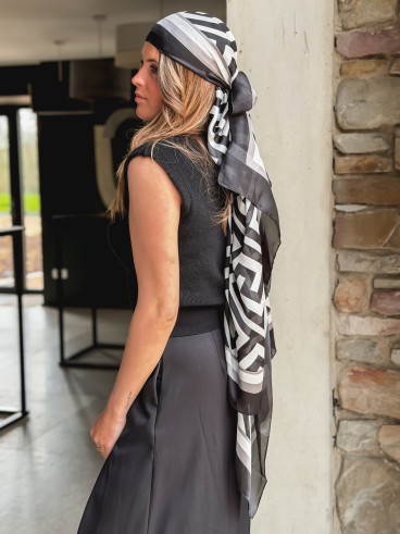 Foulard Valina - Noir Foulard Valina - Noir