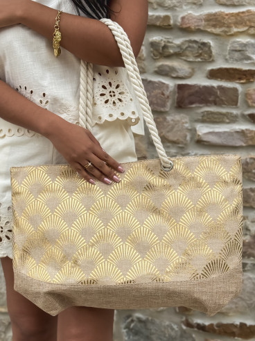 Sac de plage Cathy - Beige