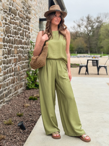 Pantalon Amalya - Vert Pantalon Amalya - Vert