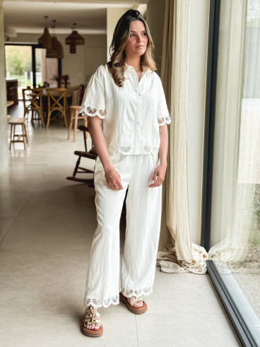 Chemise Nelsie - Ecru