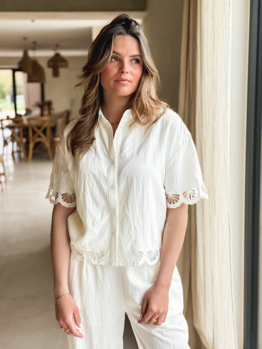 Chemise Nelsie - Ecru
