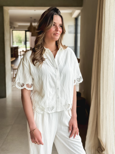 Chemise Nelsie - Ecru