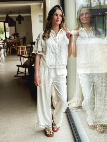 Chemise Nelsie - Ecru