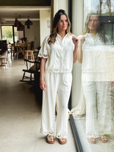 Chemise Nelsie - Ecru