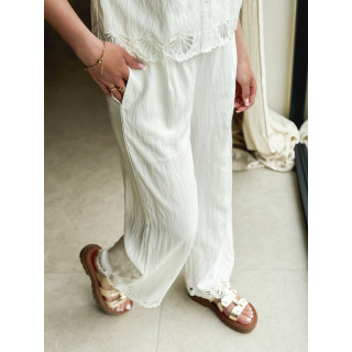Pantalon Nelsie - Ecru