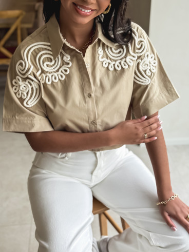 Chemise Donia - Taupe