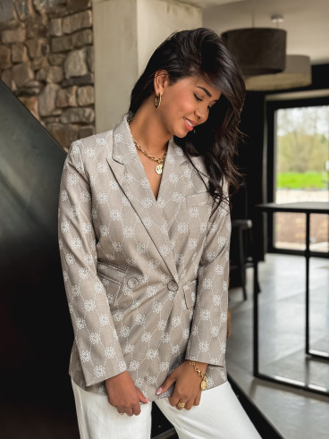 Blazer Fiorella - Taupe