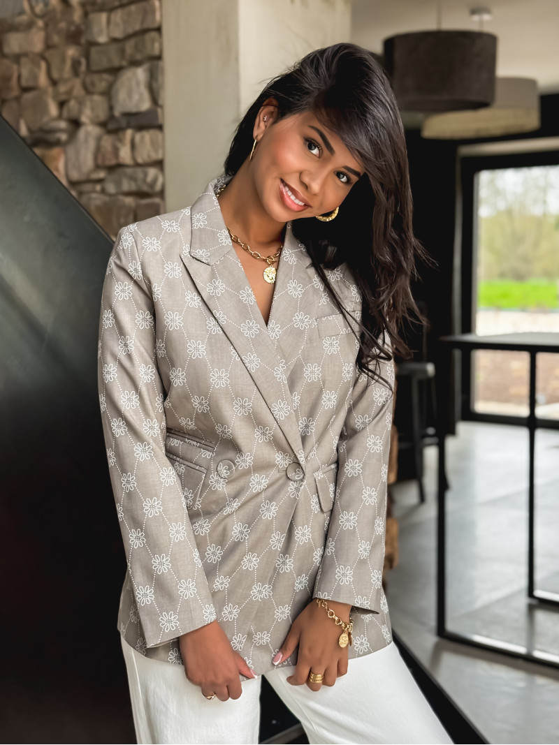 Blazer Fiorella - Taupe Blazer Fiorella - Taupe