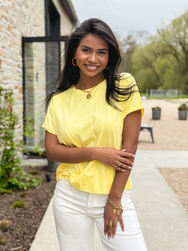 T-shirt Zélia - Jaune T-shirt Zélia - Jaune