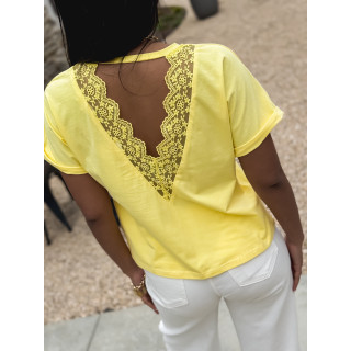T-shirt Zélia - Jaune