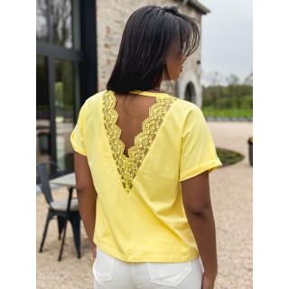 T-shirt Zélia - Jaune