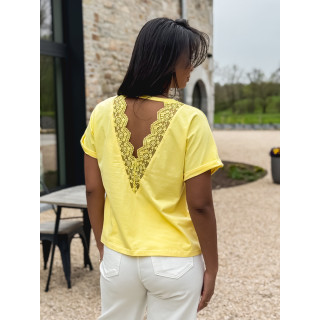 T-shirt Zélia - Jaune