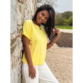 T-shirt Zélia - Jaune