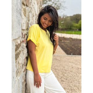 T-shirt Zélia - Jaune