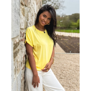 T-shirt Zélia - Jaune