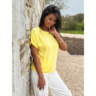 T-shirt Zélia - Jaune
