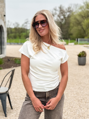 Blouse Isalia - Blanc Blouse Isalia - Blanc